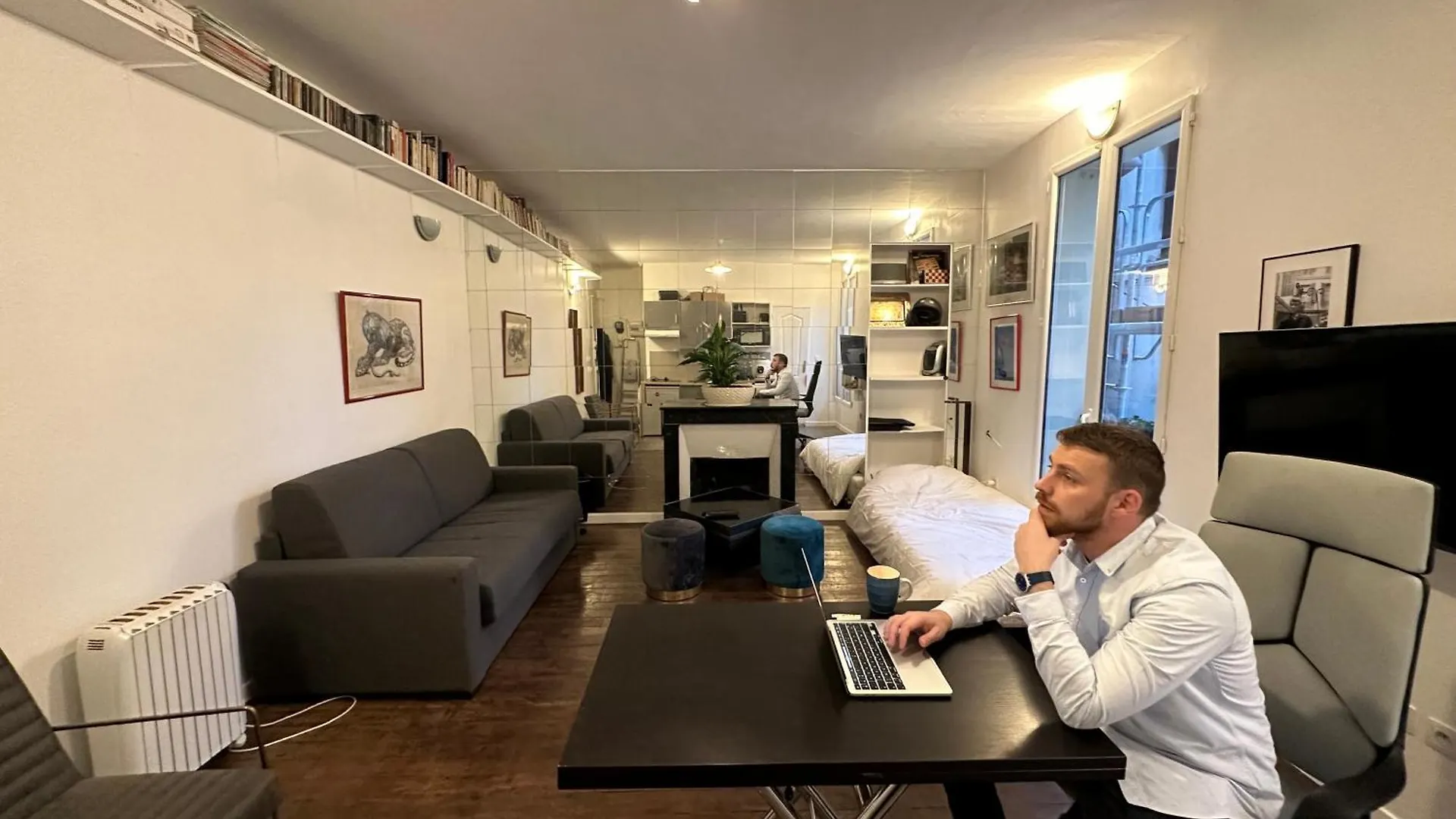 Lägenhet Charmant Studio Bastille - Votre Havre De Paix Au Coeur De Paris !